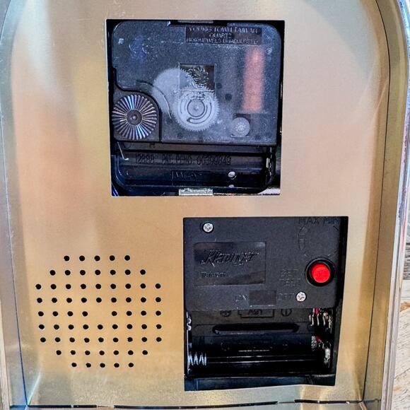 Sounds of the Season Musical Tabletop Clock by Howard Miller, Model 645-687 - Picture 13 of 14